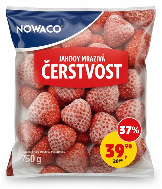 Jahody mrazivá čerstvost