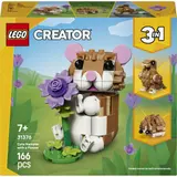 LEGO® Creator 31376 Roztomilý křeček s květinou