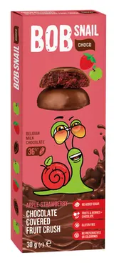 Bob Snail v mléčné čokoládě jablko-jahoda