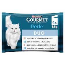 Gourmet Perle DUO kapsičky pro kočky 4 x 85g
