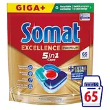 Somat Excellence Premium 5in1 Caps kapsle do automatické myčky na nádobí 65 ks 1267,5g