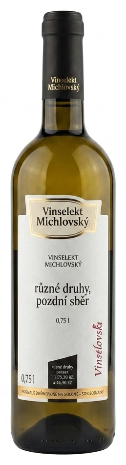 Vinselekt Michlovský různé druhy, pozdní sběr