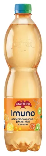 Minerální voda Mattoni Imuno pomeranč a mango / jablko, kiwi a ananas