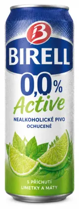 Birell 0,0% Active nealkoholické pivo ochucené