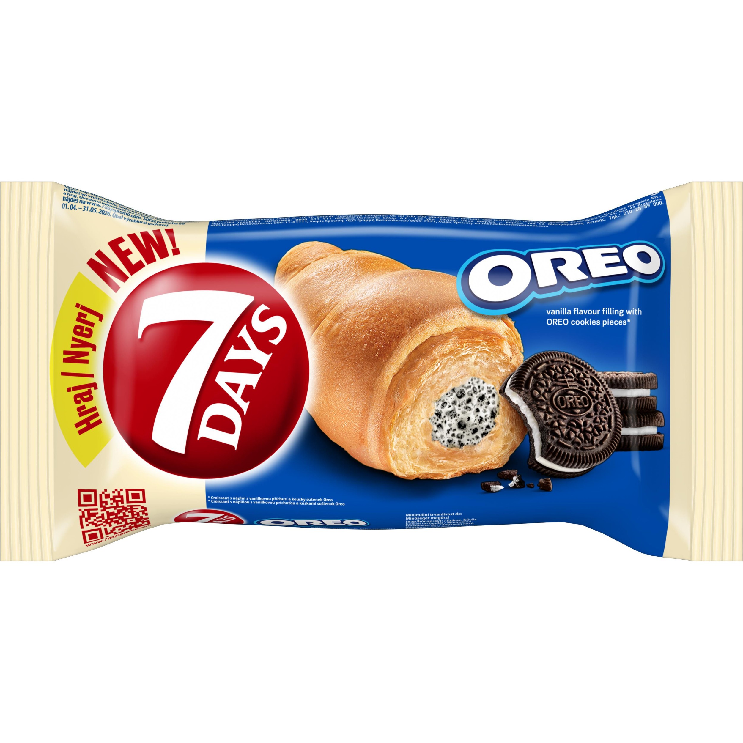 7Days Croissant vanilková příchuť & Oreo 60g