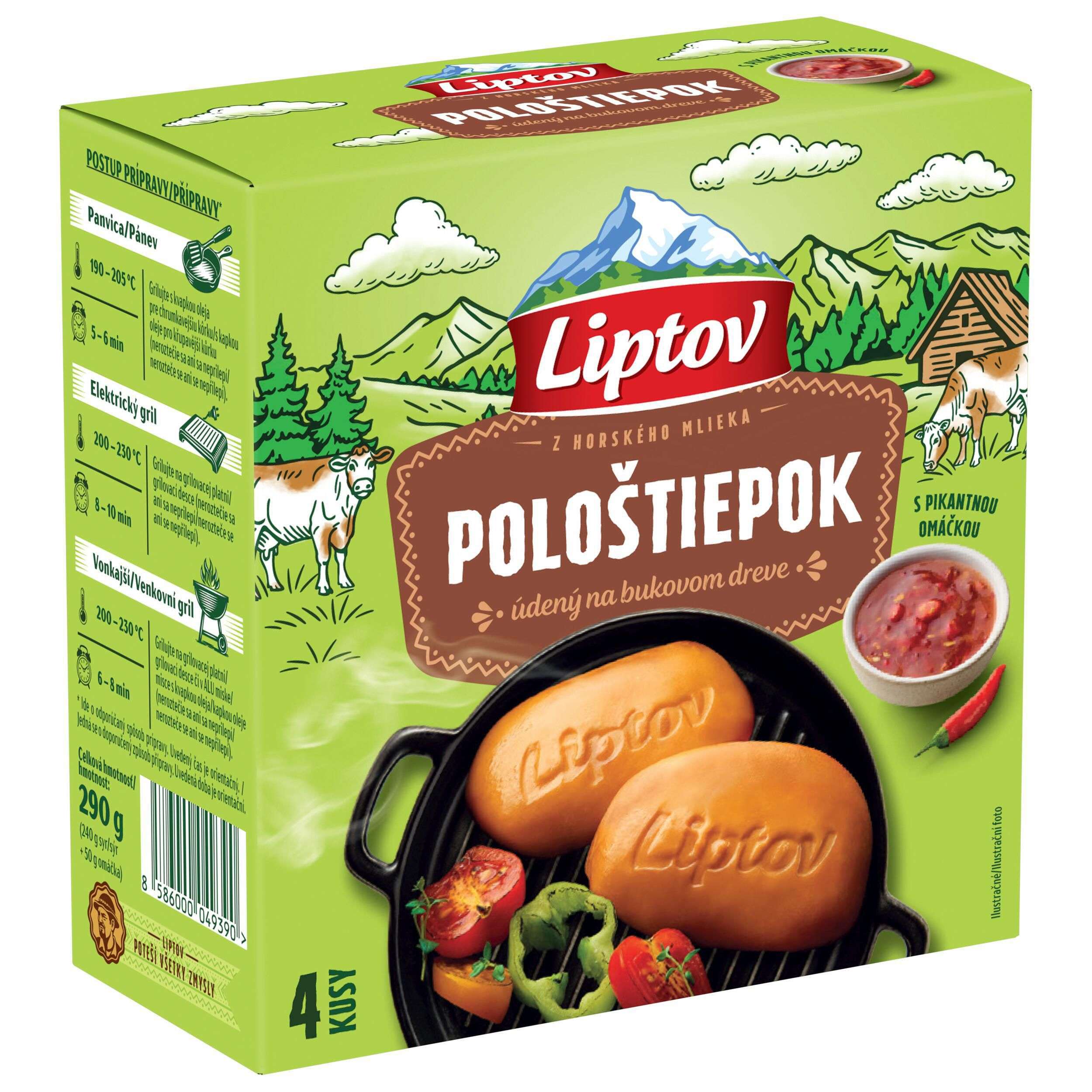 Liptov Pološtiepok na gril pikant 290g