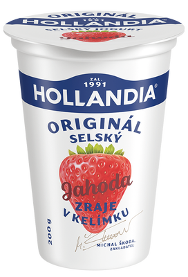 Hollandia Selský jogurt, jahoda