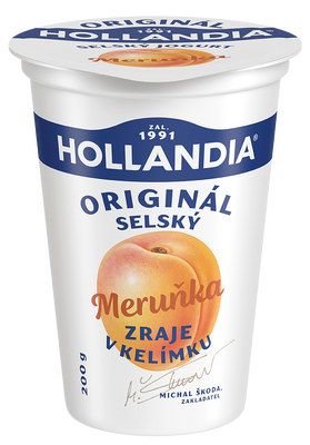 Hollandia Jogurt selský, Meruňka