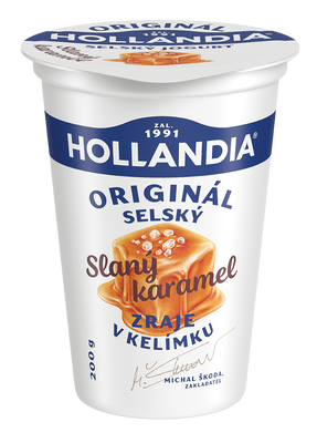 Hollandia Jogurt selský slaný karamel