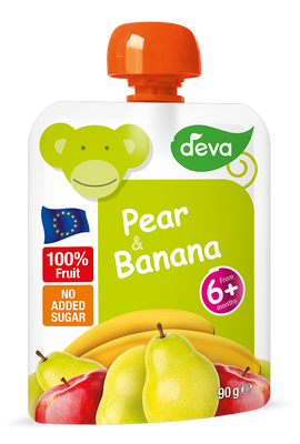 Deva Kapsička hruška a banán