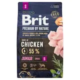 Brit Premium by Nature Junior S kompletní krmivo pro psy 3kg