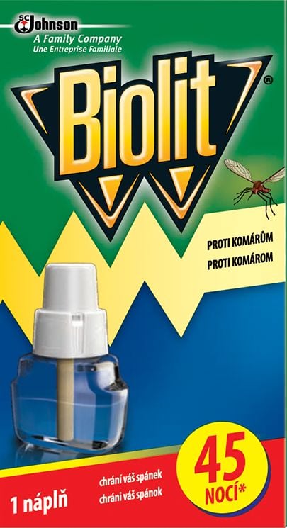 Biolit Tekutá náplň do el. odpařovače proti komárům 45 nocí