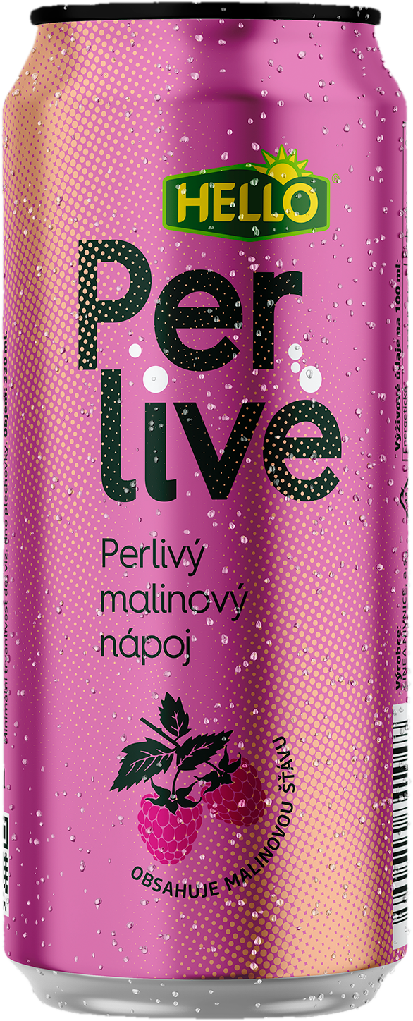Hello Perlivé malina plech