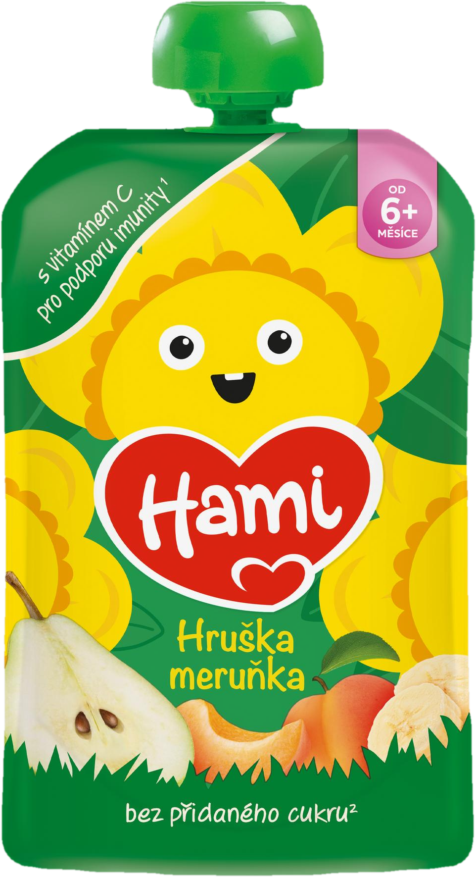 Hami Kapsička jablko, hruška, banán a meruňka
