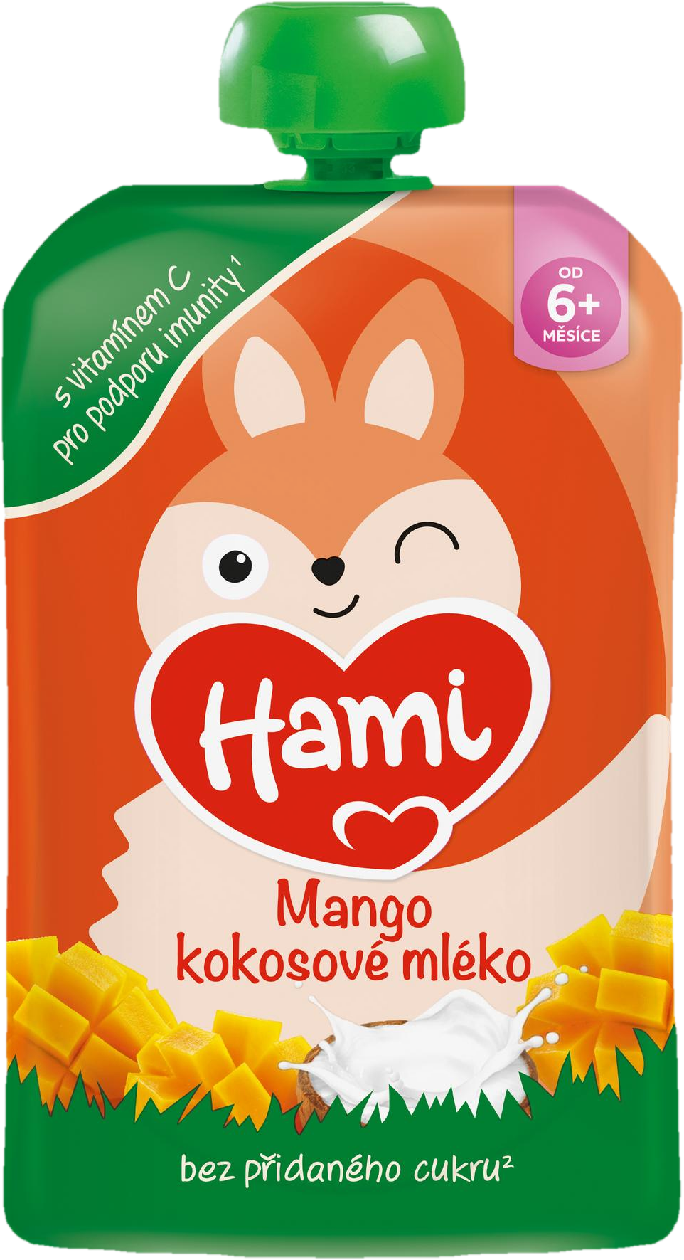 Hami Kapsička mango a kokosové mléko
