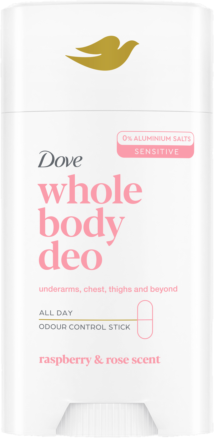 Dove Malina & Růže tuhý deodorant na celé tělo