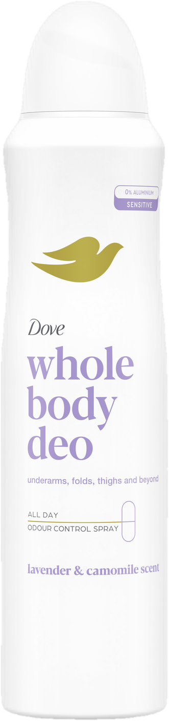 Dove Levandule & Heřmánek deodorant sprej na celé tělo