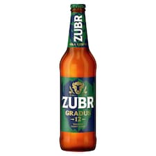 Zubr Gradus pivo světlý ležák 0,5l
