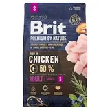Brit Premium by Nature Adult S kompletní krmivo pro psy 3kg