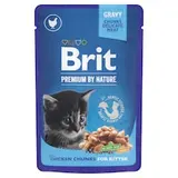 Brit Premium by Nature S kuřecími kousky v omáčce 100g