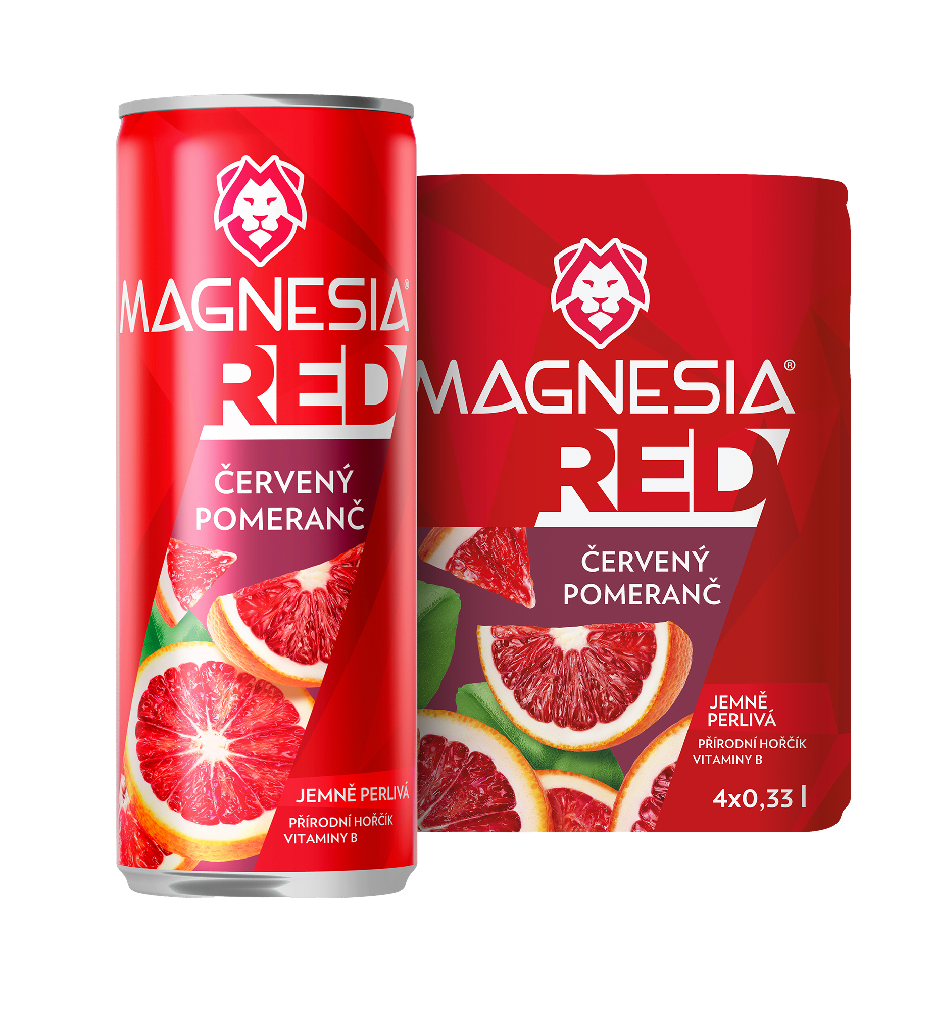 Magnesia Red Červený pomeranč 4×0,33l plech