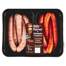 Gril Mix Klobáska z Paprikova + Bílý Bavor klobáska 0,500kg