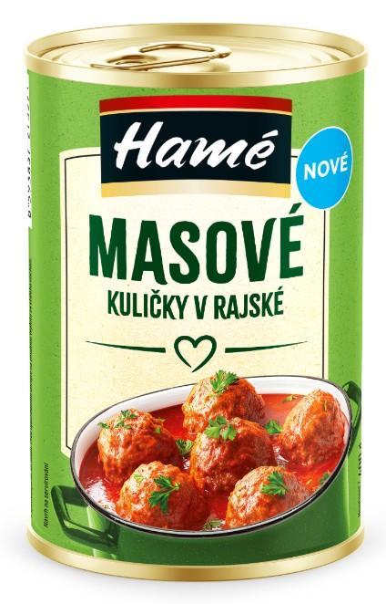 Hamé Masové kuličky v rajské omáčce