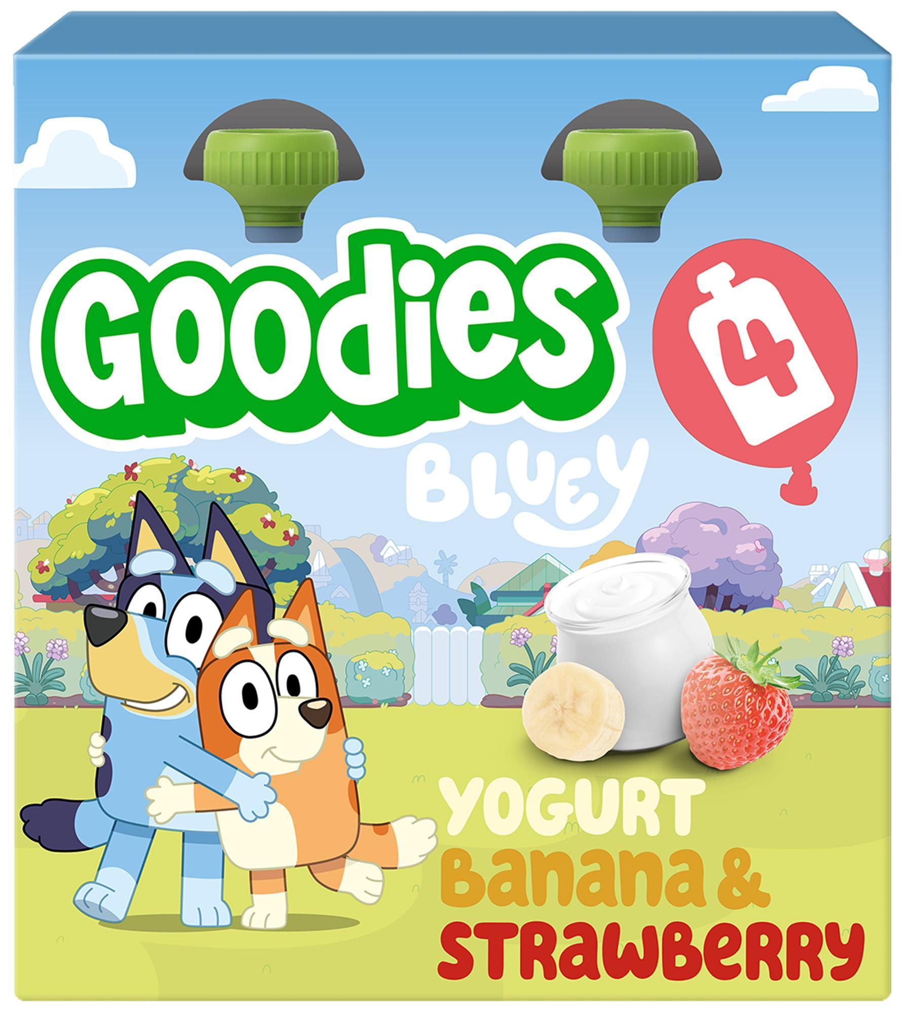 Goodies Kapsička Bluey jogurt, banán a jahoda 4×100 g
