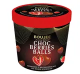 Boujee jahody v mléčné čokoládě a bílé čokoládě mražené 140g