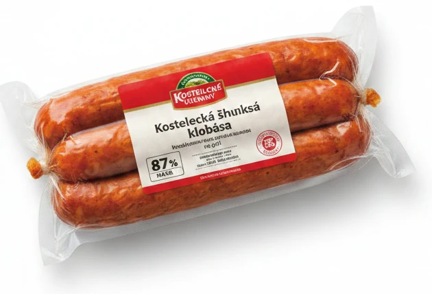 Kostelecké uzeniny Kostelecká šunková klobása na gril