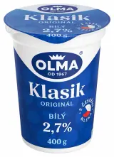 OLMA Klasik Originál jogurt bílý
