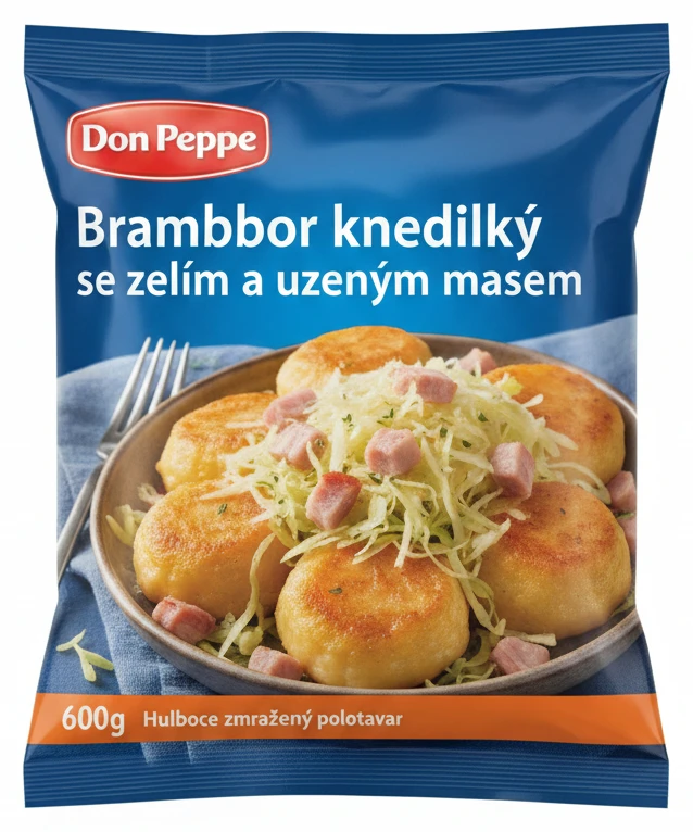 DON PEPPE Knedlíky se zelím a uzeným masem