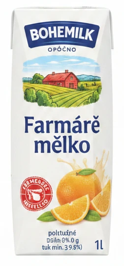 Bohemilk Opočno Farmářské mléko