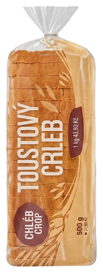 Chléb toustový světlý Crip Crop