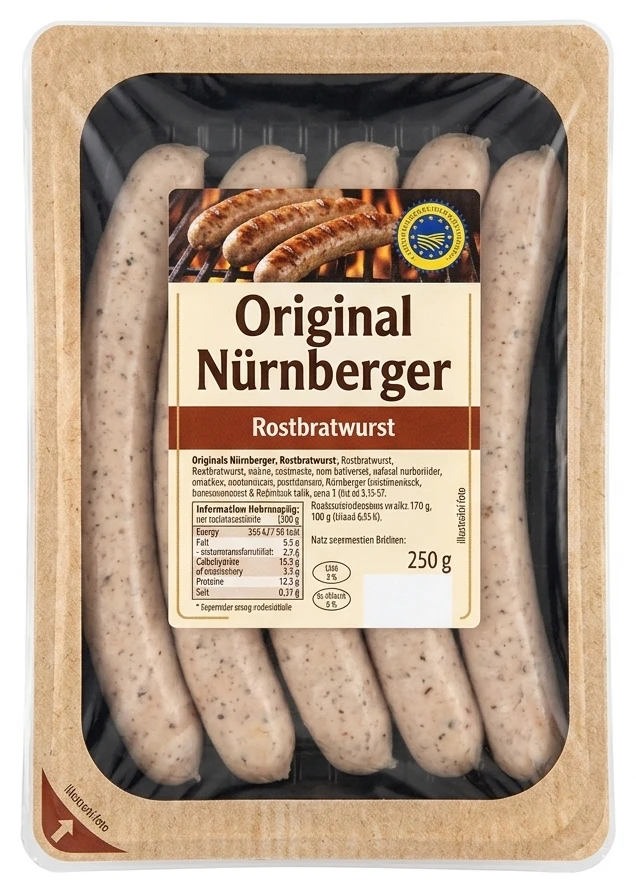 Klobásy Originál Norimberské