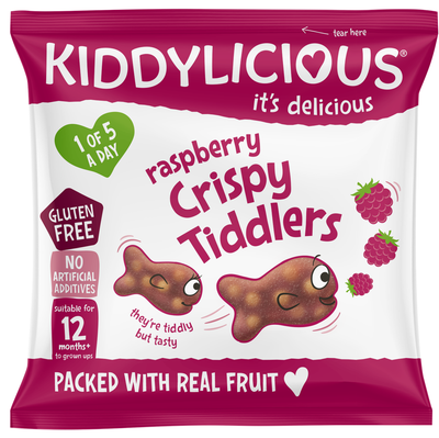 Kiddylicious Rybičky křupavé malinové