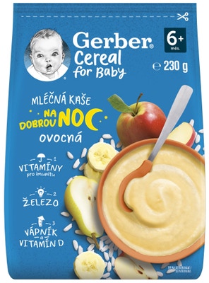Gerber Cereal mléčná kaše ovocná  Dobrou noc