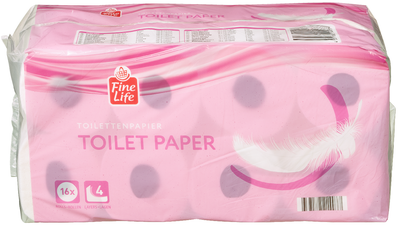 Fine Life Toaletní papír, 4vrstvý, 16 ks