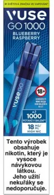Vuse GO 1000 PEN Blueberry Raspber. 18mg