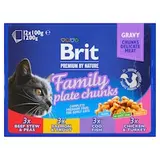Brit Premium by Nature Kompletní prémiové mokré krmivo pro dospělé kočky 12 x 100g (1200g)