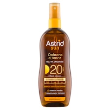 Astrid Sun Ochrana a bronz olej na opalování SPF 20 200ml