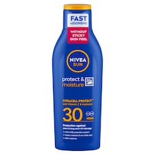 Nivea Sun Protect & Moisture Hydratační mléko na opalování OF 30 200ml