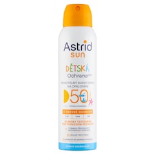 Astrid Sun Dětská ochrana plus neviditelný suchý sprej na opalování SPF 50 150ml