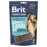 Brit Premium by Nature Poloměkký pamlsek pro psy jehněčí obohaceno o rakytník řešetlákový 180g