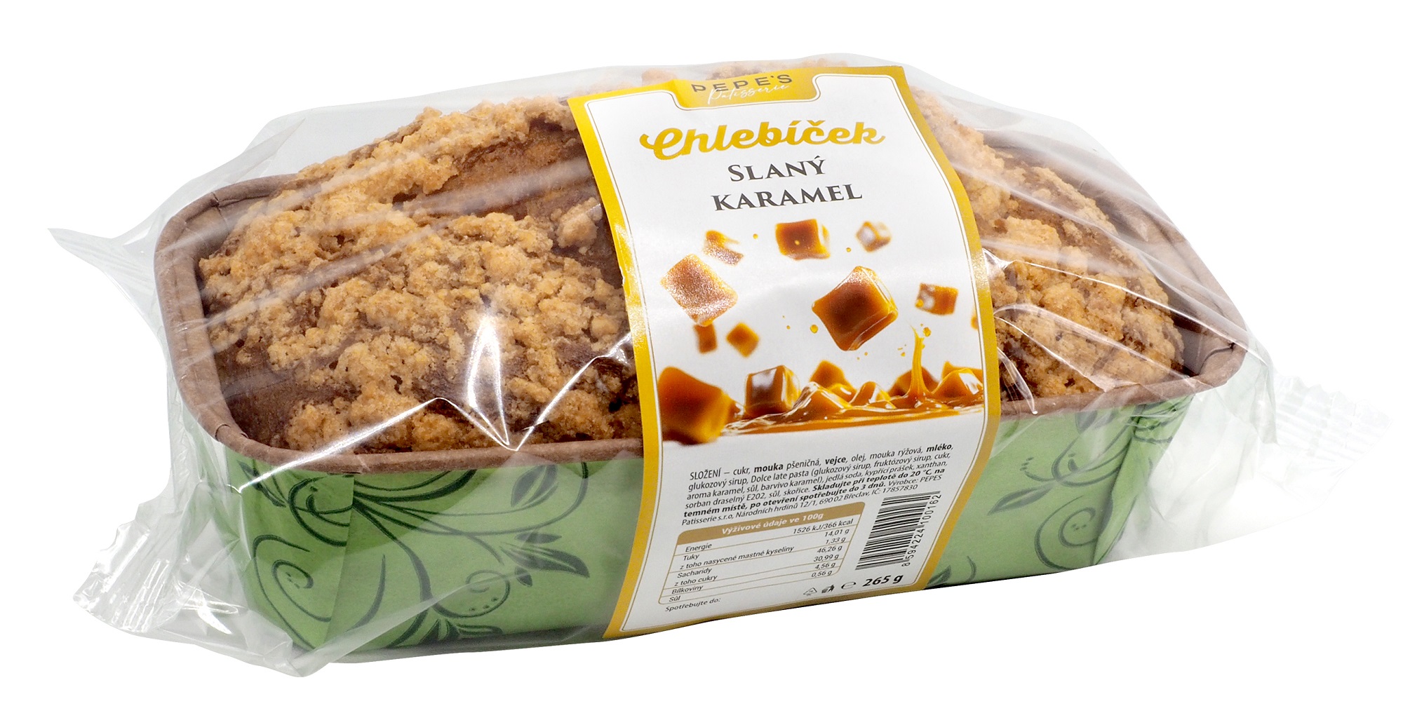 Pepes Patisserie Chlebíček slaný karamel