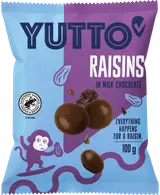 Yutto Rozinky v mléčné čokoládě