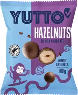 Yutto Lískové ořechy v mléčné čokoládě