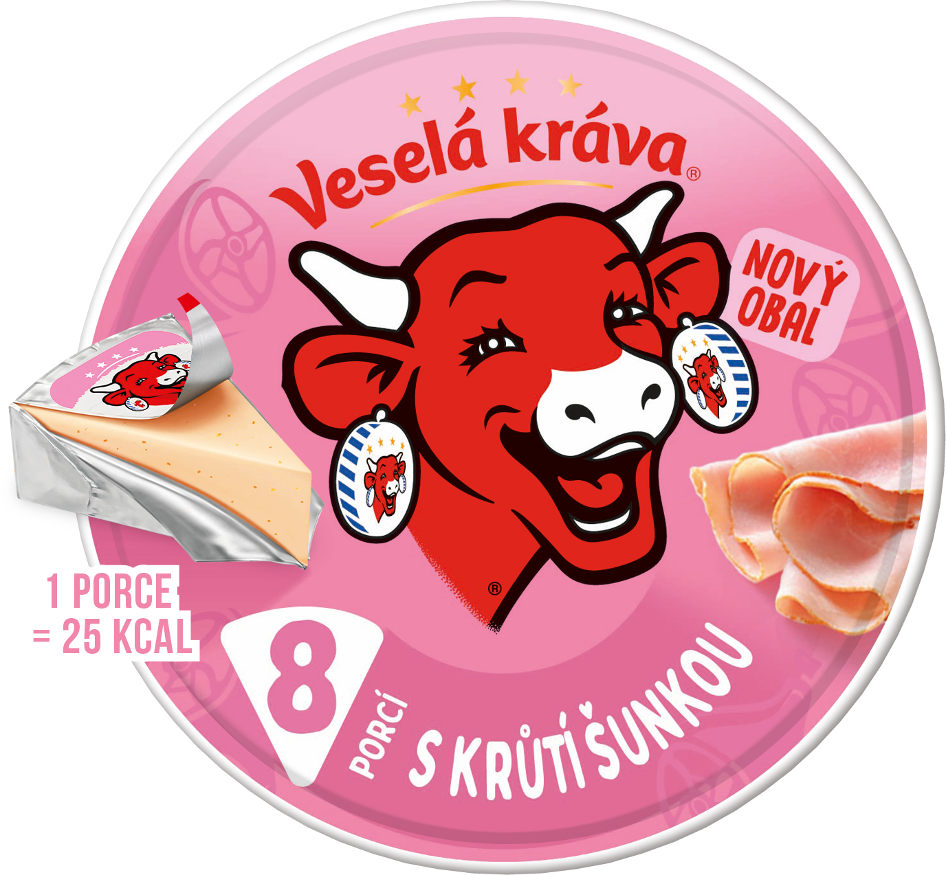 Veselá kráva S krůtí šunkou