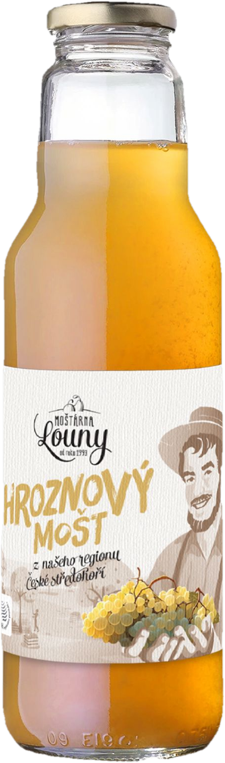 Moštárna Louny Hroznový mošt 100% sklo