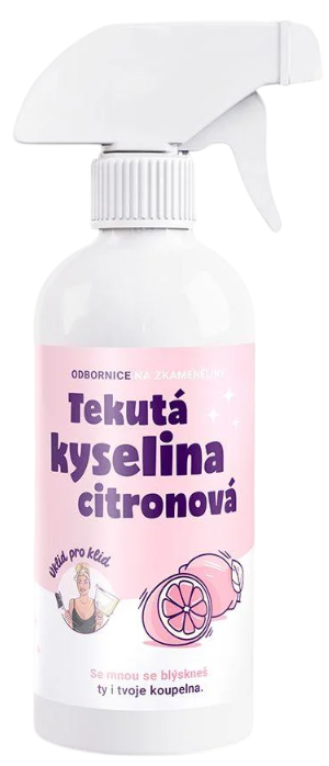 Úklid pro klid Tekutá kyselina citrónová